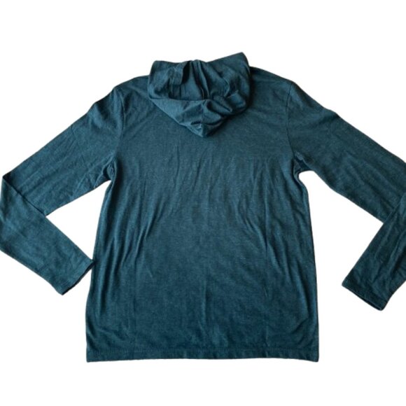 Threads 4 Thought Long Sleeve Triblend Tee Shirt Hoodie Men's Small S Green NWT - Picture 7 of 7